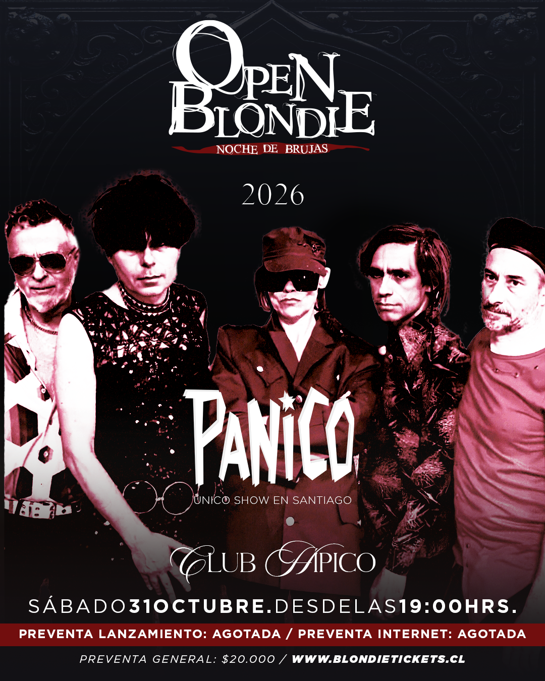 Panico encabezará la próxima edición de Open Blondie